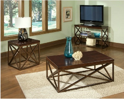 美式铁艺茶几客厅木质长方形沙发几阳台休闲小角几背几电视柜套几