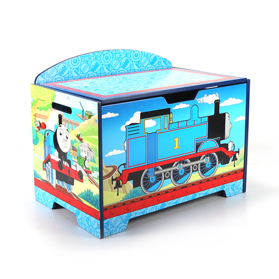 原装进口托马斯儿童箱可坐可骑玩具卡通图案箱大小收纳箱置物箱