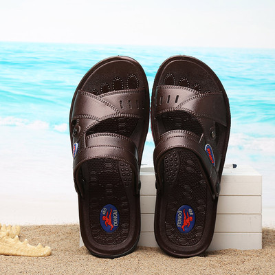 夏季新款男士凉鞋两用沙滩鞋休闲凉鞋男透气凉拖鞋透气凉鞋