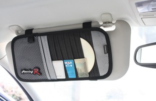 汽车遮阳板CD夹 车载车用CD包 碟片夹 汽车CD多功能收纳夹包邮