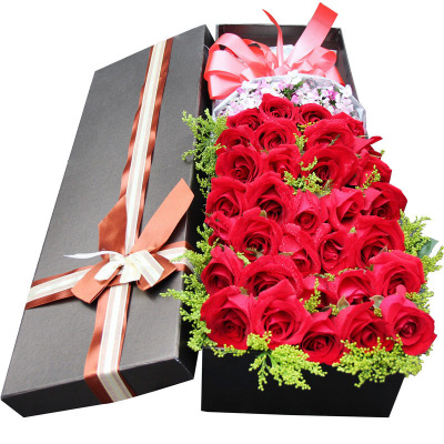 那些花儿33朵玫瑰鲜花礼盒北京花店