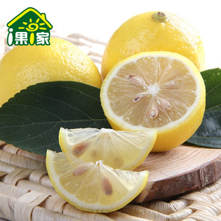 【i果i家】美国新奇士黄柠檬6个装 进口黄柠檬 新鲜水果 包邮