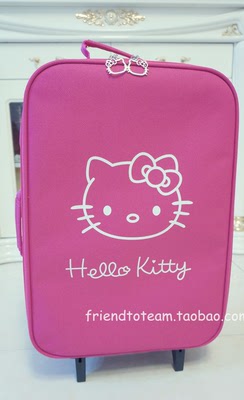 【包邮特惠现货】hello kitty 旅行拉杆箱独家定制韩国限量版