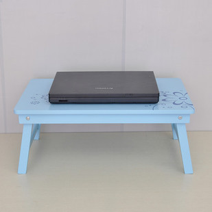 笔记本电脑桌书桌懒人桌可折叠床上用带风扇散热大小号带抽屉木质