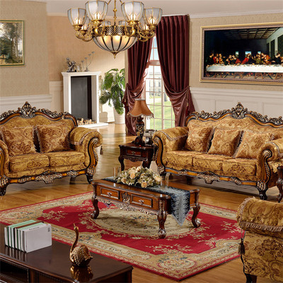 客厅沙发 雕花   欧式沙发 实木沙发 布艺沙发  新古典 后现代