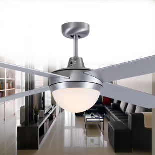 全铝材吊扇灯  铝合金主机纯铜线电机 现代简约客厅餐厅风扇