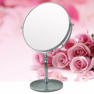 米乐佩斯 8英寸 化妆镜  台式镜子 双面美容镜 七夕礼物