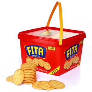 进口食品 Fita发达薄脆饼干600g 代餐零食 喜饼礼品盒装 包邮特价