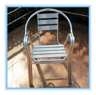 星光户外休闲家具 双管铝合金椅 庭院 花园 阳台 板椅 展会椅特价