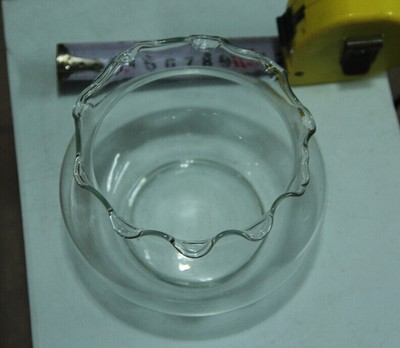 花边透明 玻璃金鱼缸 乌龟缸 迷你花边圆形鱼缸 水培容器