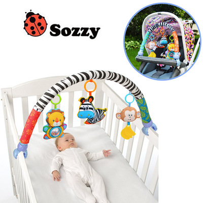 SOZZY新生儿床铃床挂婴儿推车挂件 婴儿音乐车夹宝宝安全座椅玩具