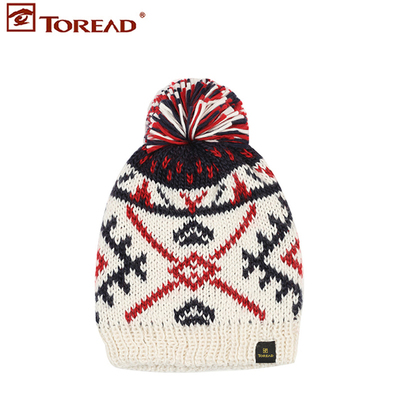 2015探路者秋冬新款男女通用保暖户外滑雪帽针织帽子HELD90030