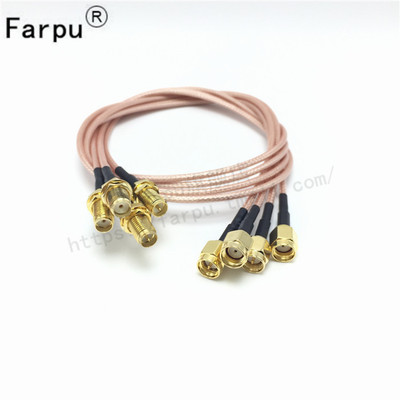 Farpu丨SMA转接线 射频线 RG316延长线 SMA外螺内孔转内螺内针