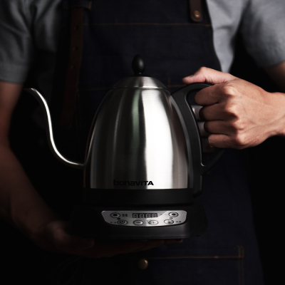 Bonavita博纳维塔 细长嘴智能温控不锈钢手冲咖啡壶器具1.0L