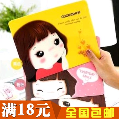 韩国文具批发饼干女孩可爱妞子鼠标垫 卡通鼠标垫 妞子创意鼠标垫