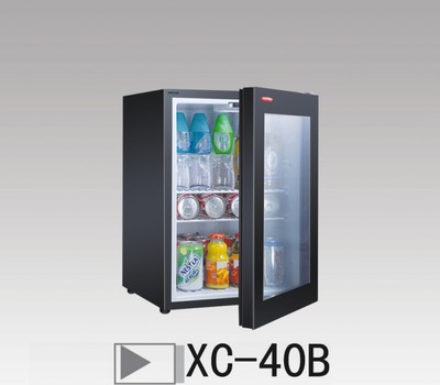 环威WELLWAY XC-40JL 吸收式玻璃门酒店宾馆客房小冰箱 冷藏箱