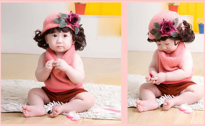 新款特价儿童摄影服装 韩版影楼百天宝宝拍照写真服饰艺术照衣服