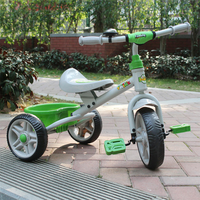 Family铁轴材质儿童脚踏三轮车童车自行车助步车宝宝小孩2-5岁