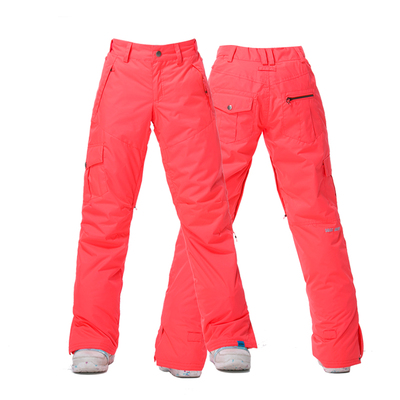 GSOU SNOW户外女士保暖滑雪裤 单板双板女款防风防水棉裤1421