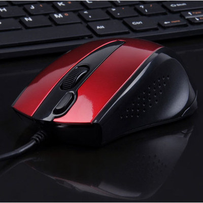 双飞燕N-500F 台式电脑笔记本鼠标 USB有线办公游戏鼠标 带截屏键