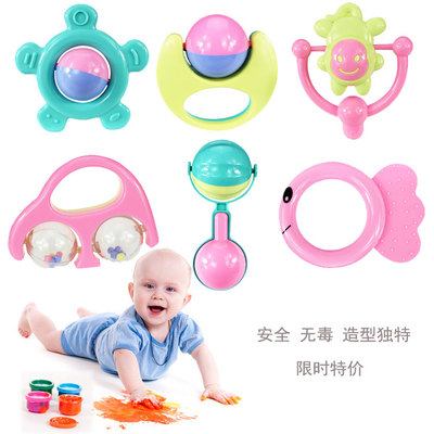 新生婴儿玩具3-6-12个月宝宝玩具摇铃益智手摇铃宝宝玩具0-1岁