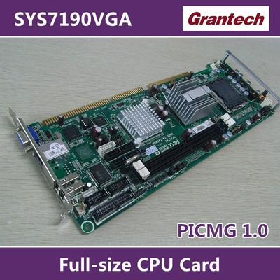 CPU长卡#艾讯PICMG1.0规格Q35芯片工控机主板SYS7190VGA全长卡