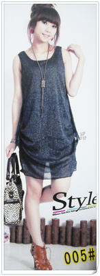 韩版连身裙夏季针织女裙短袖连衣裙时尚修身圆领新款特价热卖