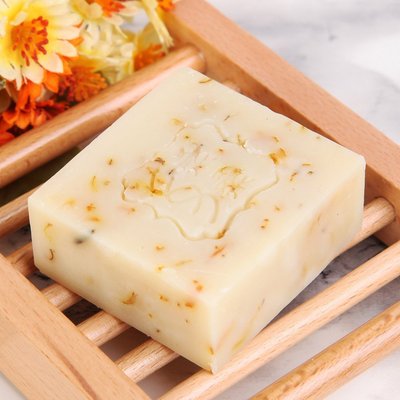 桑桑金盏花皂50g酪梨手工皂精油洁面皂温和修复祛斑去红血丝皂