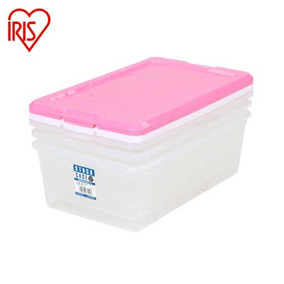 爱丽思IRIS环保树脂透明储物箱整理箱小物件杂物收纳盒OCA-S