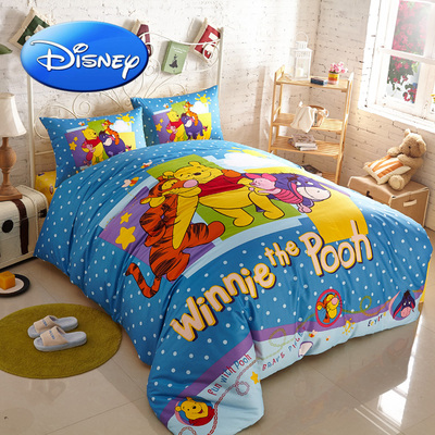 Disney/迪士尼 全棉卡通儿童床上用品 三四件套 学生儿童纯棉套件