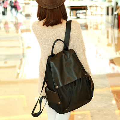 夏款背包2015新款时尚双肩包女韩版背包潮流大容量防水尼龙旅行包