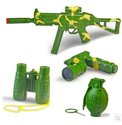 飞航正品炮炮兵枪小小部队儿童玩具枪FH-112 冲锋枪电动闪光声效