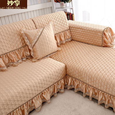 四季沙发垫夏季布艺防滑沙发套欧式简约现代沙发巾实木全包沙发罩