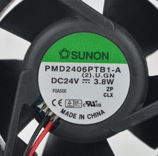 原装 建准 SUNON PMD2406PTB1-A 24V 3.8W 6CM 6025 2线 散热风扇