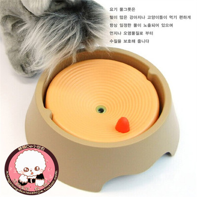 现货*韩国进口Yogi宠物猫猫狗狗防溅喝UP韩国水碗 不湿嘴饮水器
