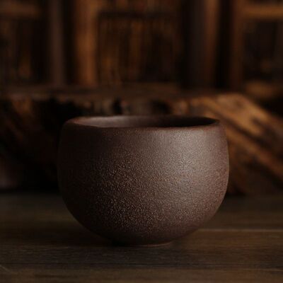 【不工】台湾陶作坊岩矿茶杯 老岩泥主人品茗杯 陶瓷个人功夫茶具