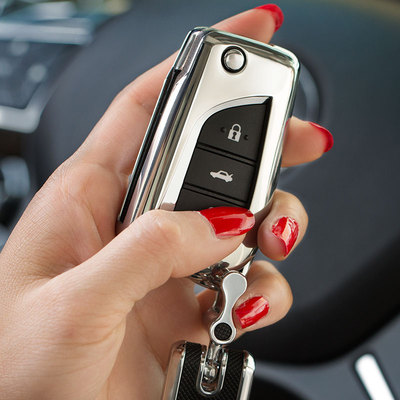 丰田钥匙包新RAV4卡罗拉雷凌凯美瑞汉兰达专用汽车钥匙套壳扣改装