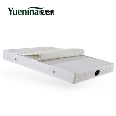 悦尼纳 床垫席梦思弹簧床垫 环保棕裥床垫偏硬椰棕床垫1.5m1.8米
