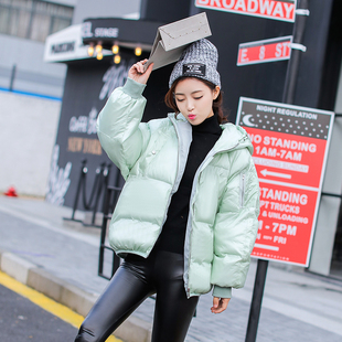 2015冬装新款女装韩版加厚棉衣女短款修身韩国宽松时尚学院风外套