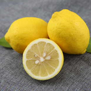 寻真四川安丘黄柠檬6个大果约110-150g/个新鲜水果