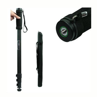 单反相机独脚架支架 摄像机单脚架 送包可作登山杖适用于佳能配件