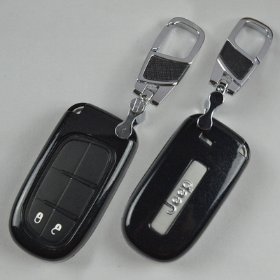 2016款国产jeep自由光钥匙包吉普自由光改装专用汽车钥匙包壳套扣