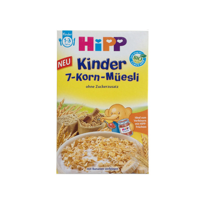 【天天特价】 德国hipp喜宝有机7种谷物婴儿童营养麦片1-3岁 200g