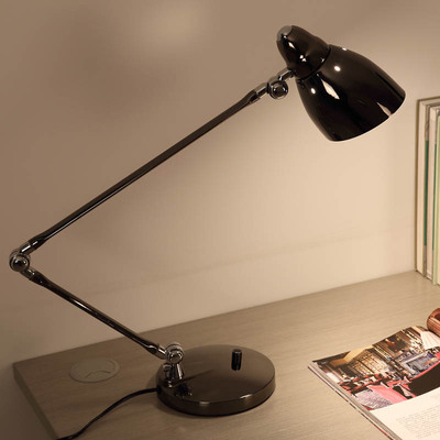商务金属台灯 LED护眼学习阅读灯 工作书桌长臂折叠寝室冷暖光灯