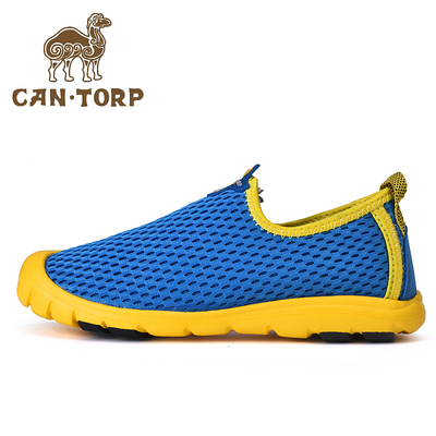 CANTORP骆驼户外女鞋2015春夏低帮透气网面鞋女休闲鞋T511811023