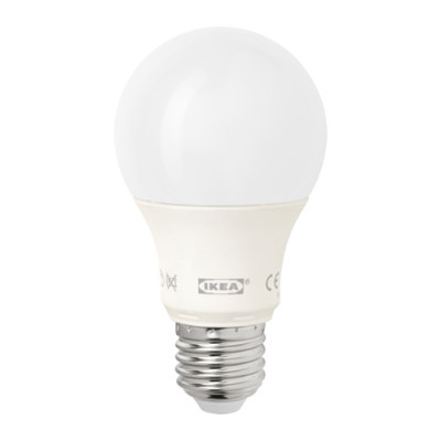特价 宜家代购 里代尔 LED灯泡E27 600流明节能灯泡 球形原价49.9