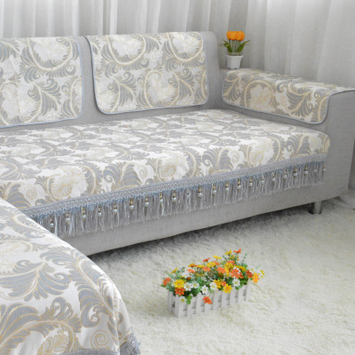高档四季加厚防滑全棉欧式沙发套沙发搭巾组合布艺沙发垫特价