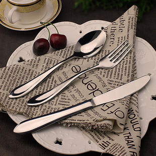 OBD/欧伯德刀叉套装 不锈钢 牛排刀叉勺 三件套高档西餐餐具 特价
