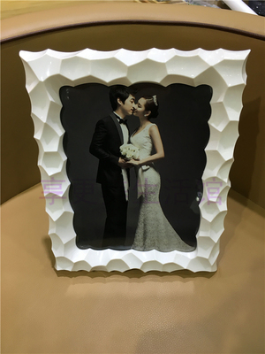 组合架相框摆台7寸心形影楼创意结婚礼品送礼物欧式树脂批发儿童