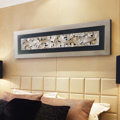 欧式壁画创意客厅玄关餐厅装饰画卧室床头挂画立体浮雕画现代简约